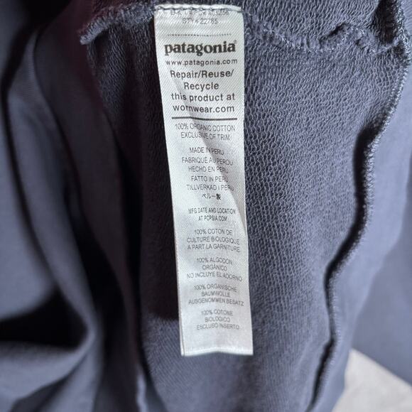 Patagonia Fitz Roy Icon Uprisal Crew Sweatshirt Men’s XL Smolder Blue Gray - Picture 5 of 6